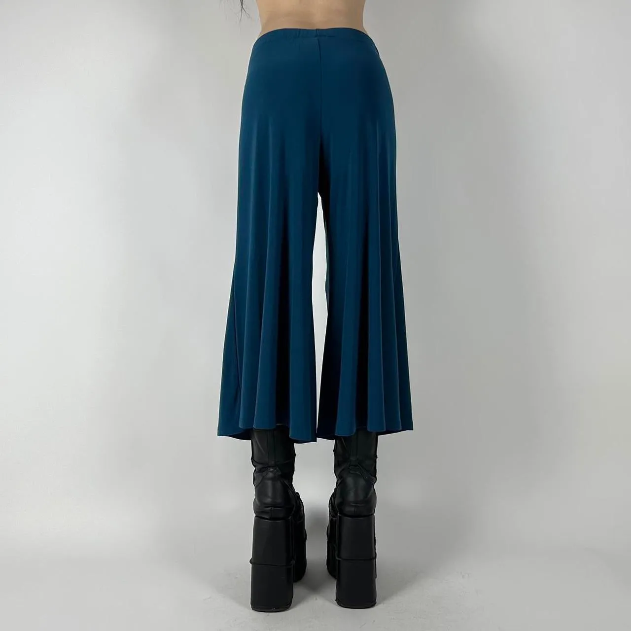 00s Blue Gaucho Pants (M)