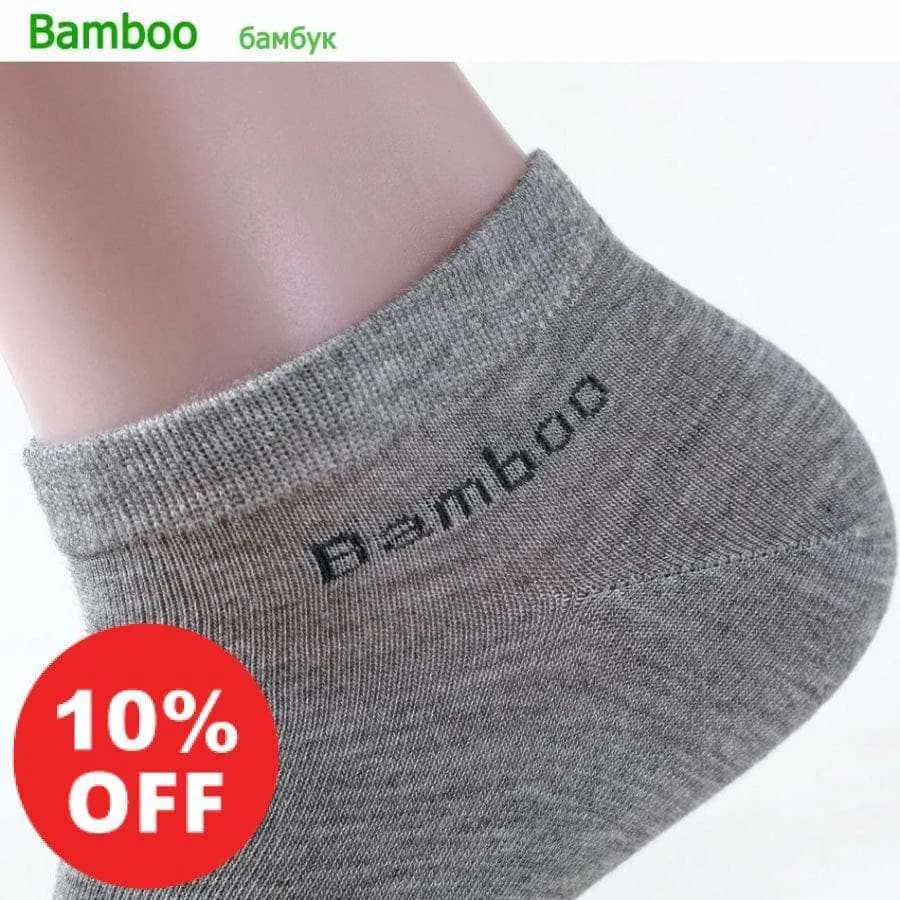 10 Pairs / Pack Men's High Quality Breathable Anti-Bacterial  Ankle Socks
