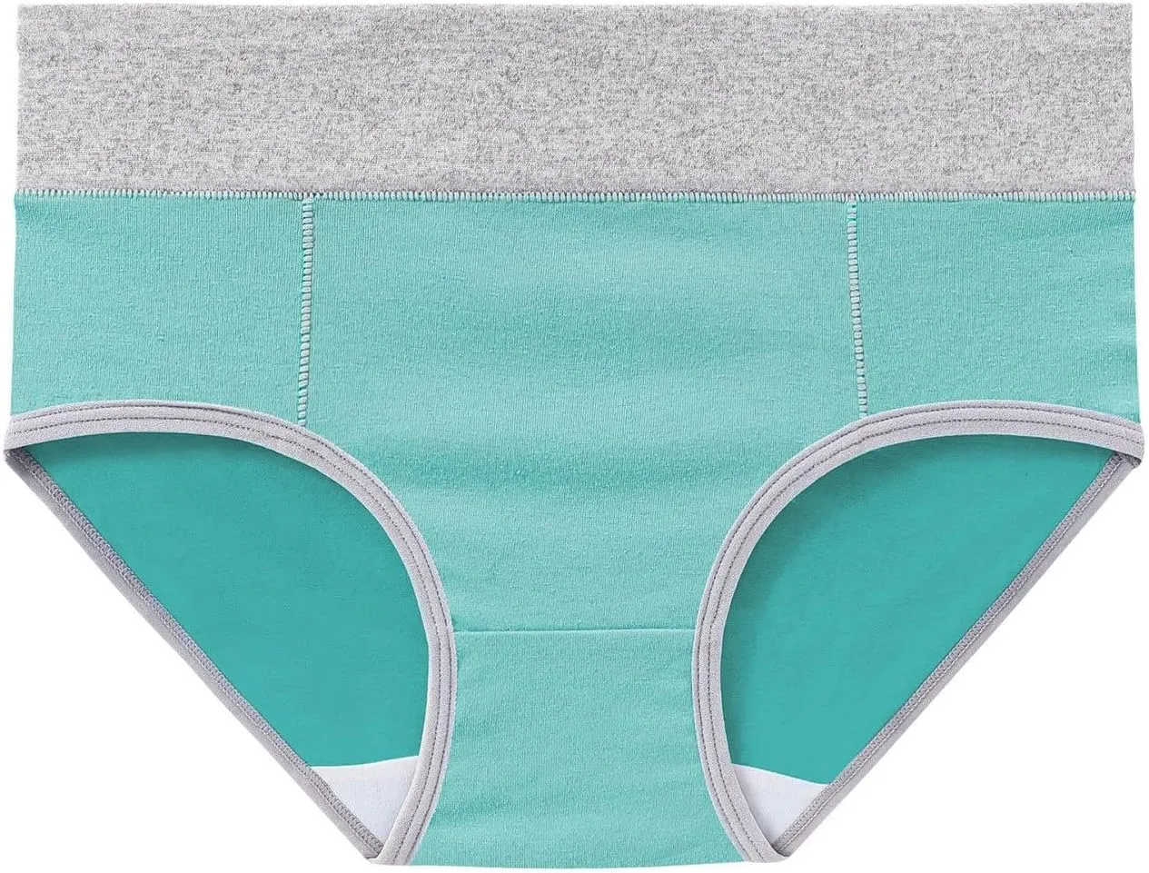10 PC Women's Hipster Panties Solid Color Strech Hip Lifting Briefs Seamless Soft Cotton Large Size Underwear