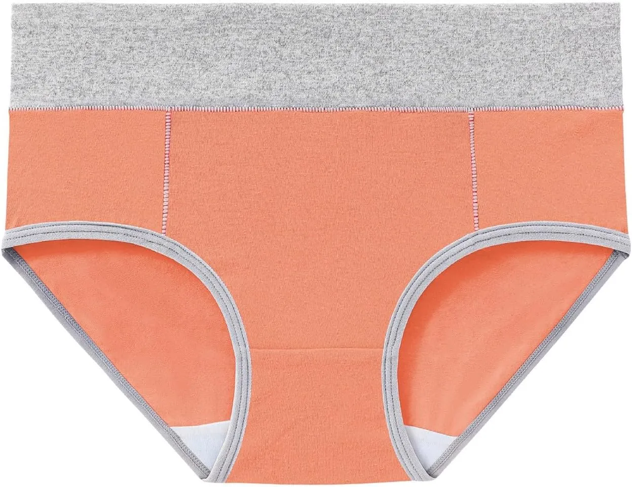 10 PC Women's Hipster Panties Solid Color Strech Hip Lifting Briefs Seamless Soft Cotton Large Size Underwear