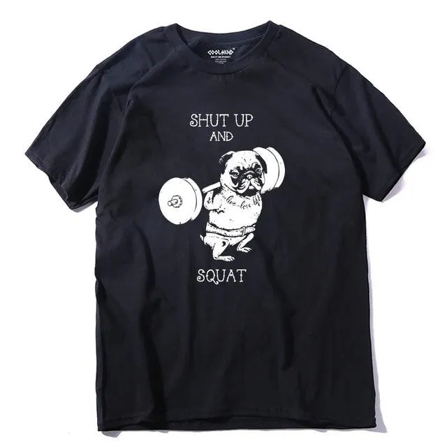 100% cotton Go hard or Go Home / Pug Life Men's t-shirt (various designs)