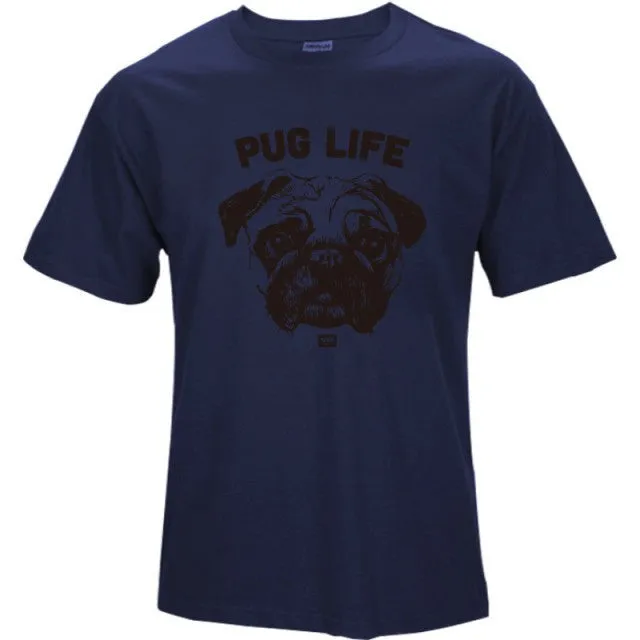 100% cotton Go hard or Go Home / Pug Life Men's t-shirt (various designs)