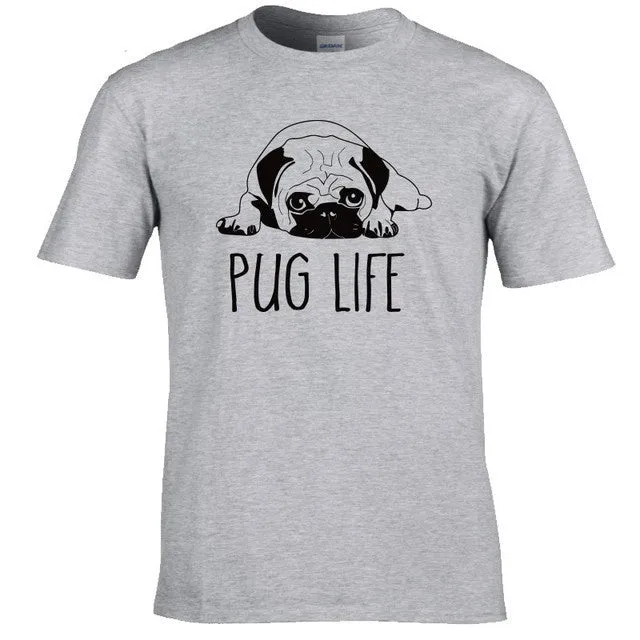 100% cotton Go hard or Go Home / Pug Life Men's t-shirt (various designs)