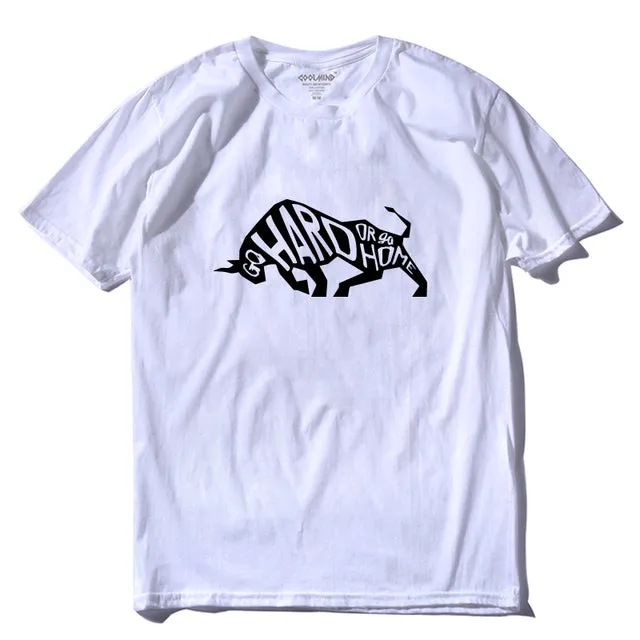 100% cotton Go hard or Go Home / Pug Life Men's t-shirt (various designs)
