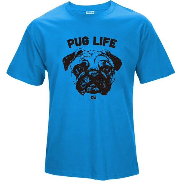 100% cotton Go hard or Go Home / Pug Life Men's t-shirt (various designs)