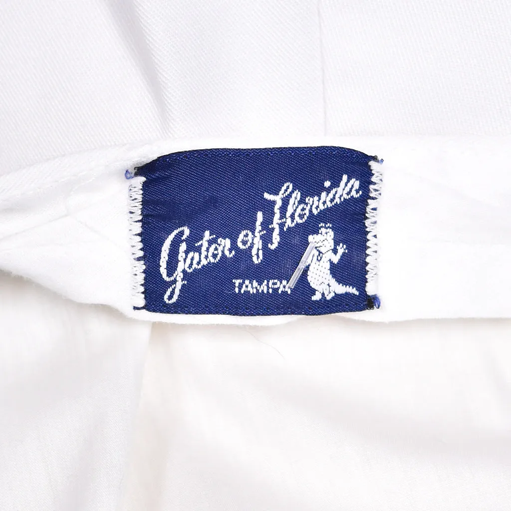 1960s White Sailor Skort