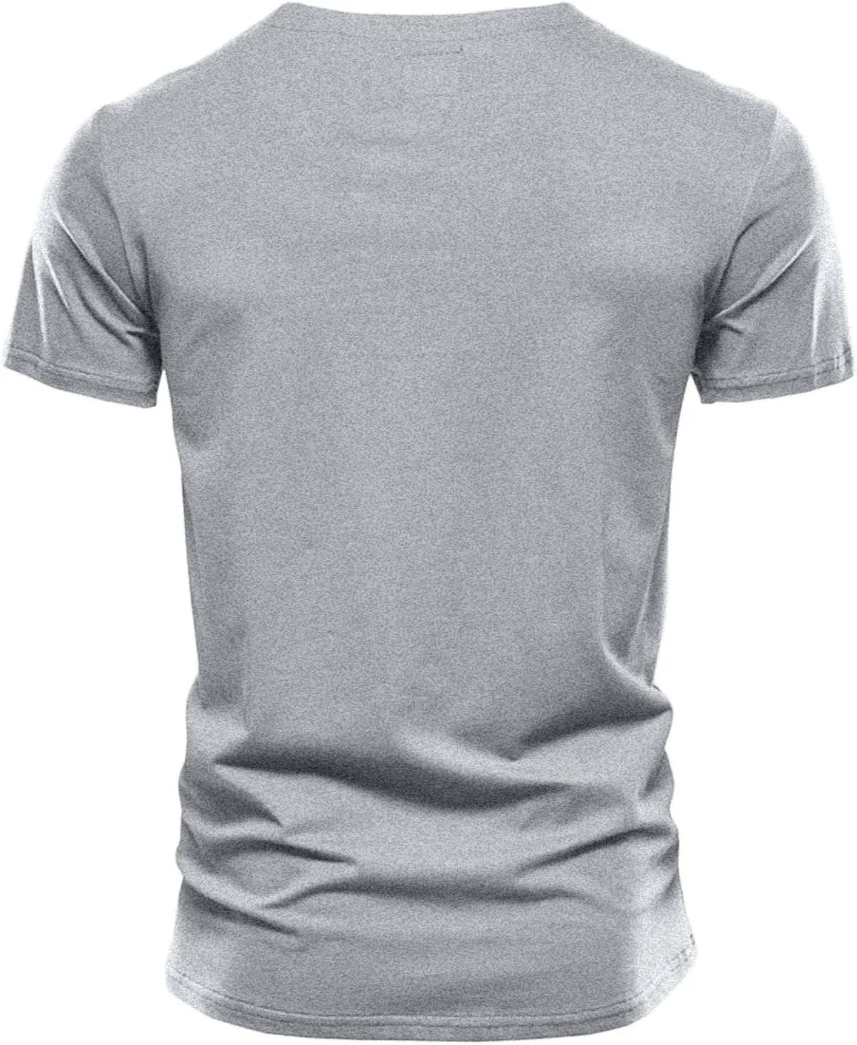 2 Pack Men's Workout Shirts Crewneck Short Sleeve Cotton T-Shirts Stretch Solid Fitted Muscle Cut Shirt Workout Tees