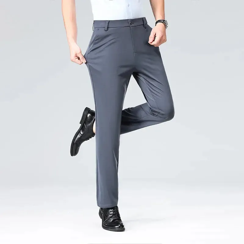 29-42 Men's Summer Thin Fashion Business Casual Suit Pants