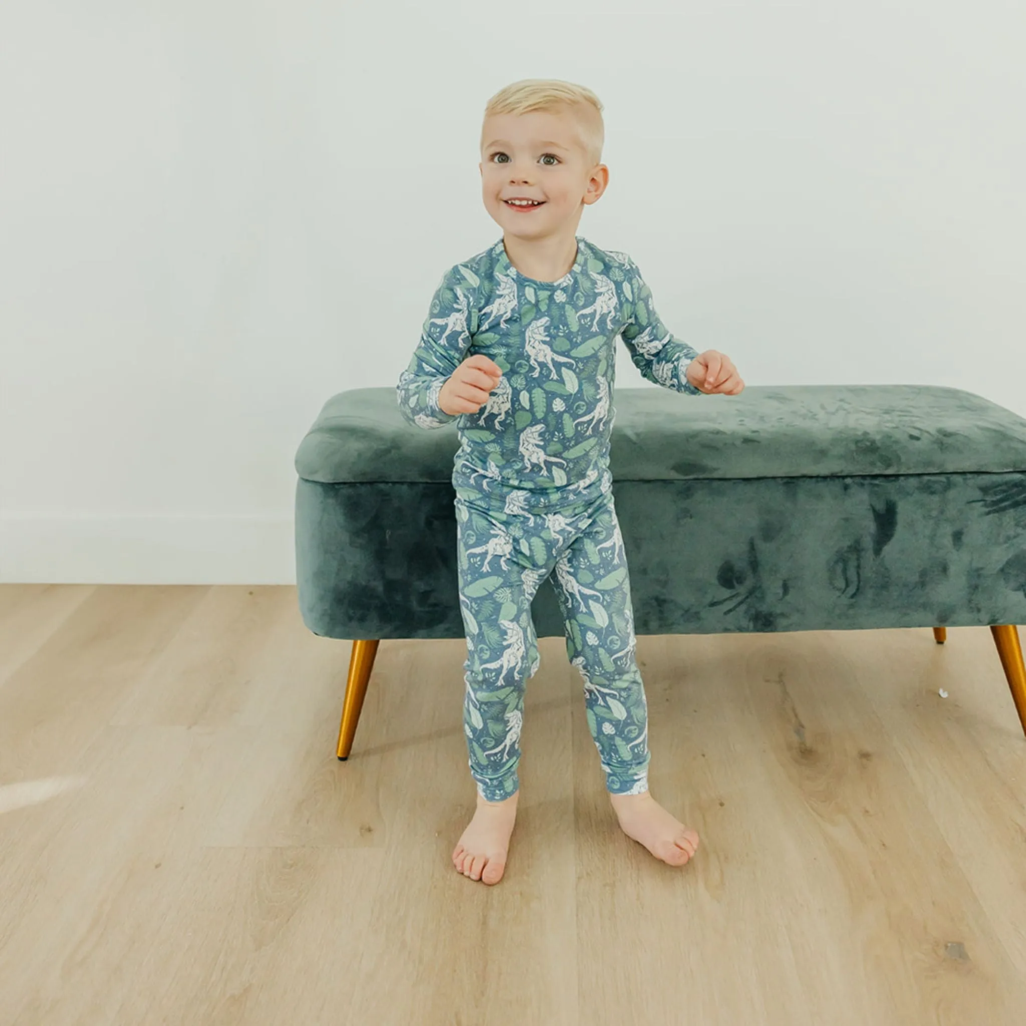 2pc Long Sleeve Pajama Set - Jurassic Park