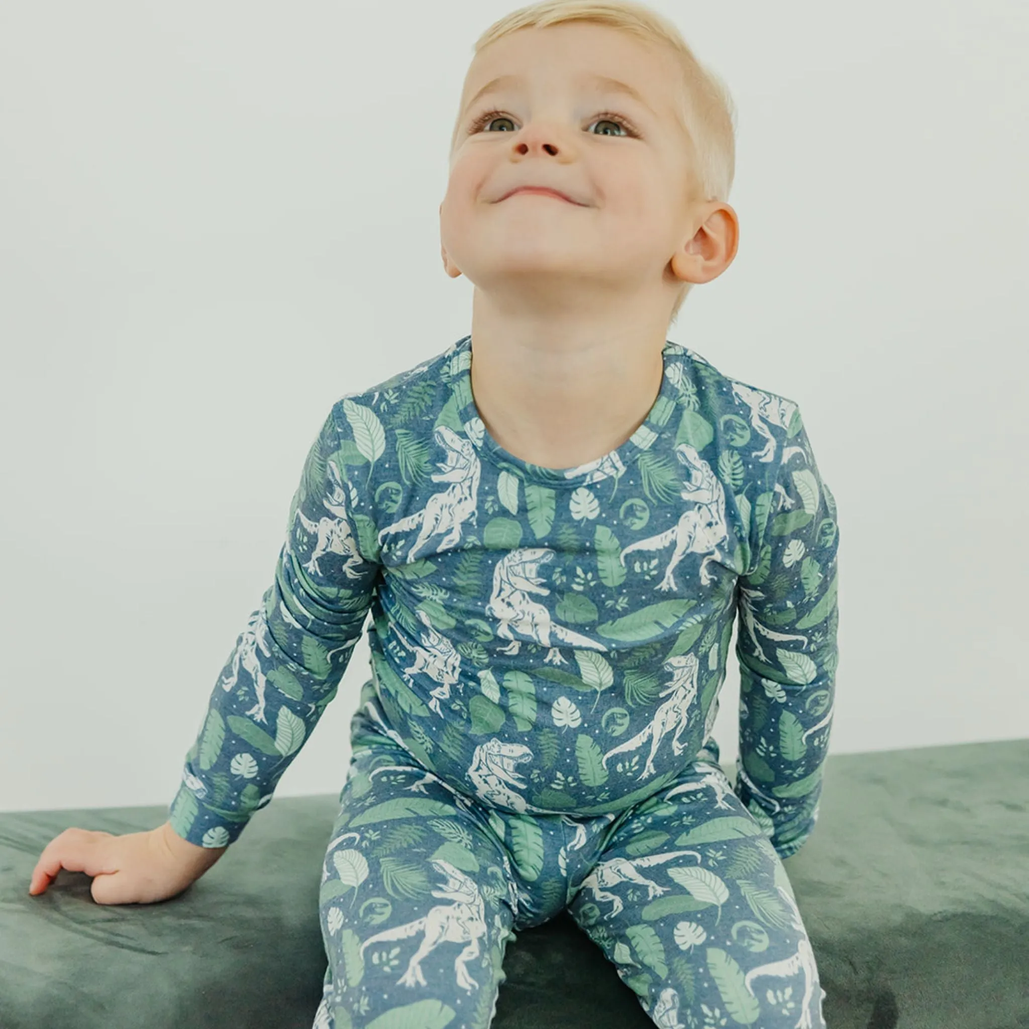 2pc Long Sleeve Pajama Set - Jurassic Park