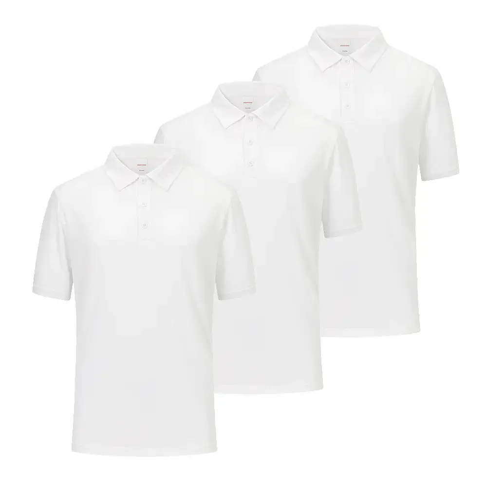 3 Pack Performance Short Sleeve Golf Shirts