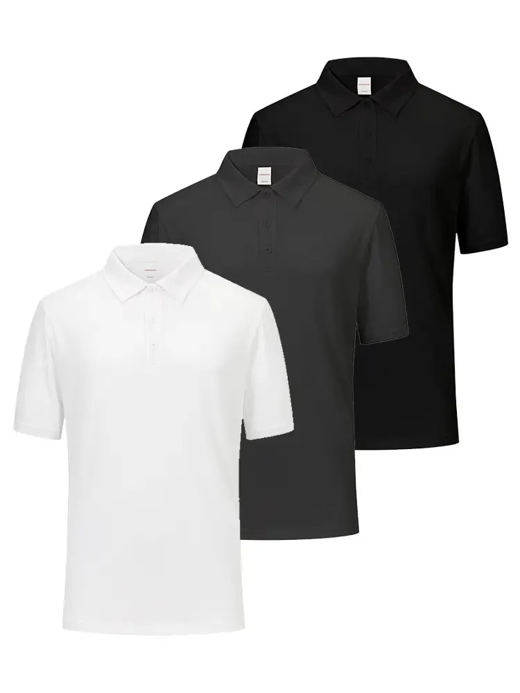 3 Pack Performance Short Sleeve Golf Shirts