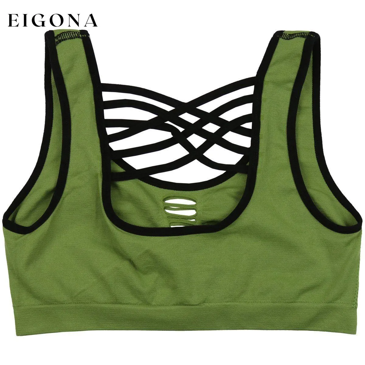 3-Pack: Women's Strappy Back Microfiber Sports Bras