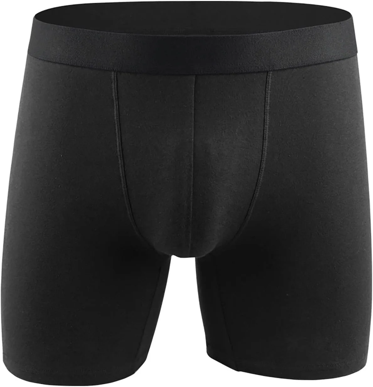 4 Pack Underwear for Men Comfortable Plain Boxer Briefs Mens Soft Breathable Boxers Underwear Stretchy Shorts
