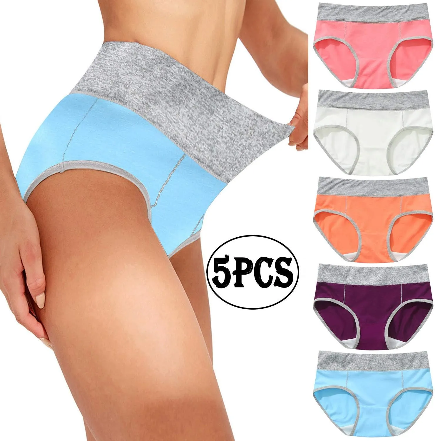 6 Pack Womens Seamless Hipster Underwear No Show Panties Invisibles Briefs Soft Stretch Bikini Comfort Cotton Underwear