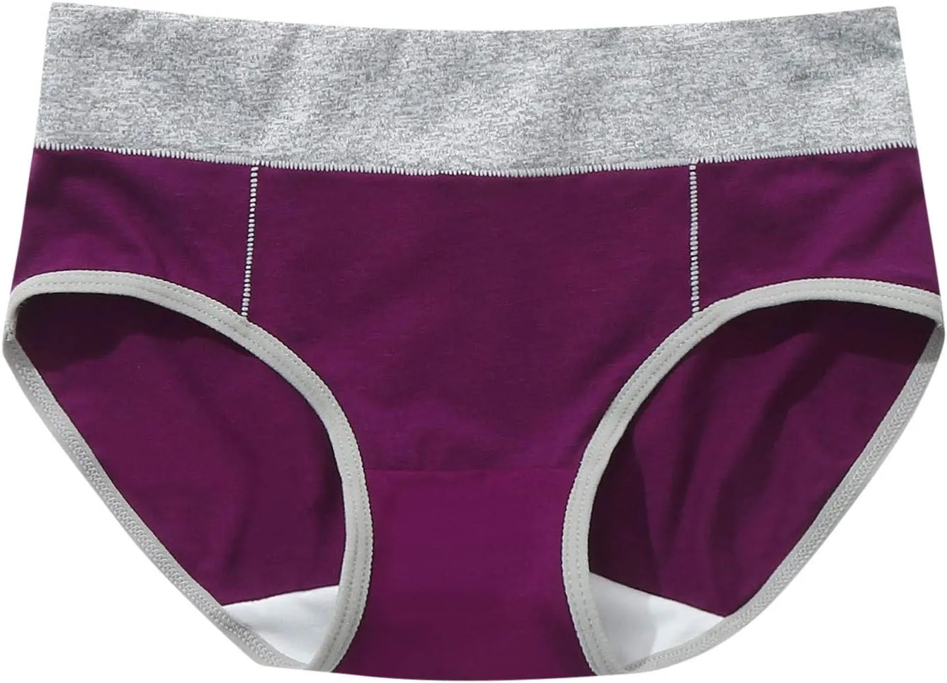 6 Pack Womens Seamless Hipster Underwear No Show Panties Invisibles Briefs Soft Stretch Bikini Comfort Cotton Underwear