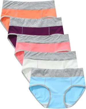 6 Pack Womens Seamless Hipster Underwear No Show Panties Invisibles Briefs Soft Stretch Bikini Comfort Cotton Underwear