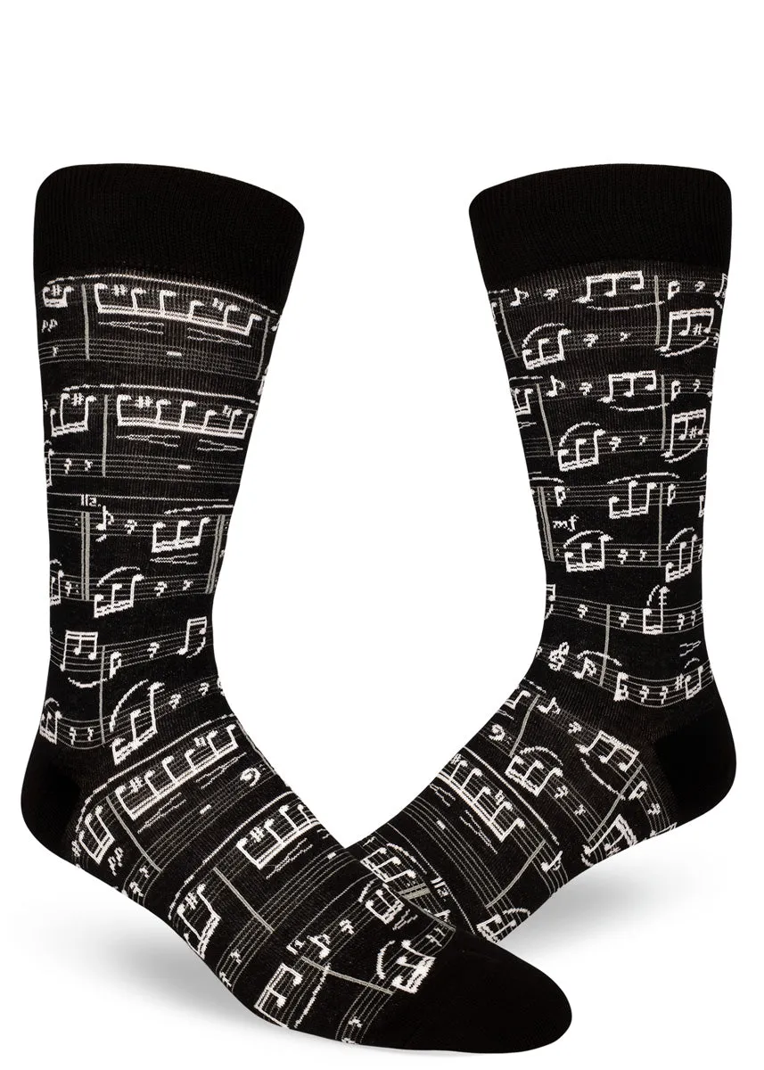 A Genius Composition Men's Music Socks