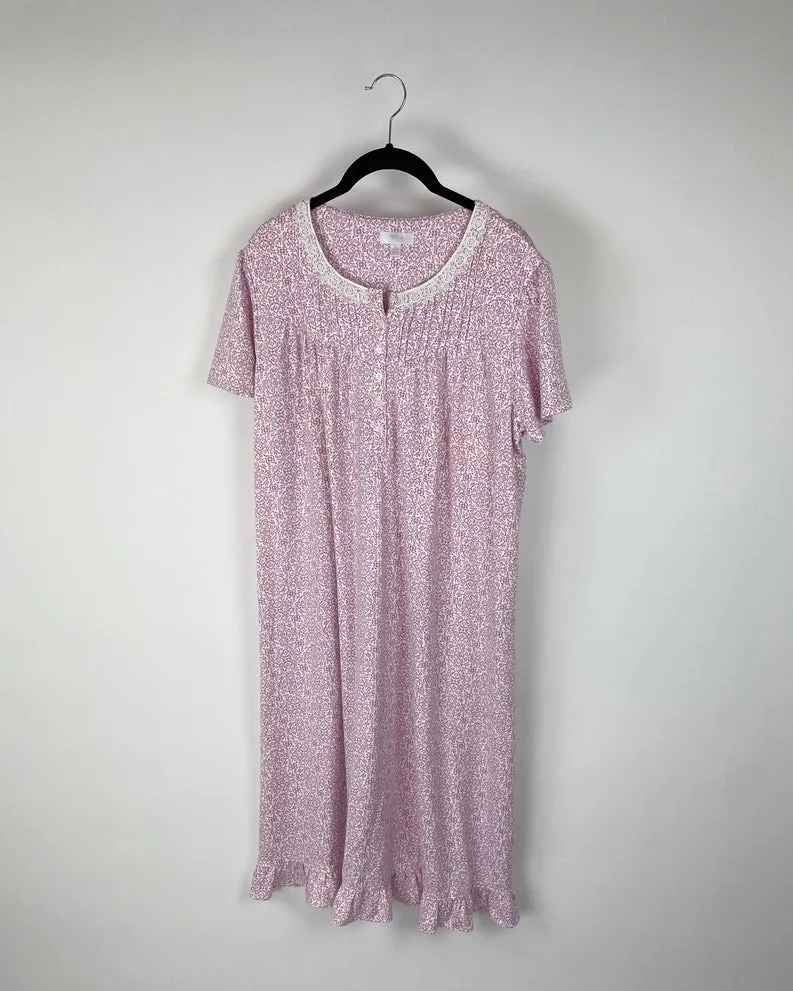 Abstract Print Nightgown - Medium