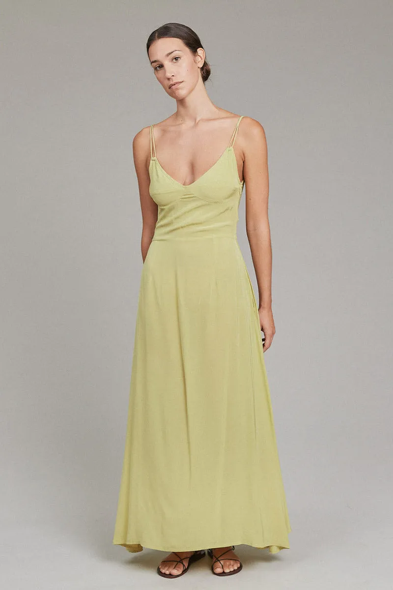 ACACIA Jane Dress - Cutout Maxi Dress (Dijon)