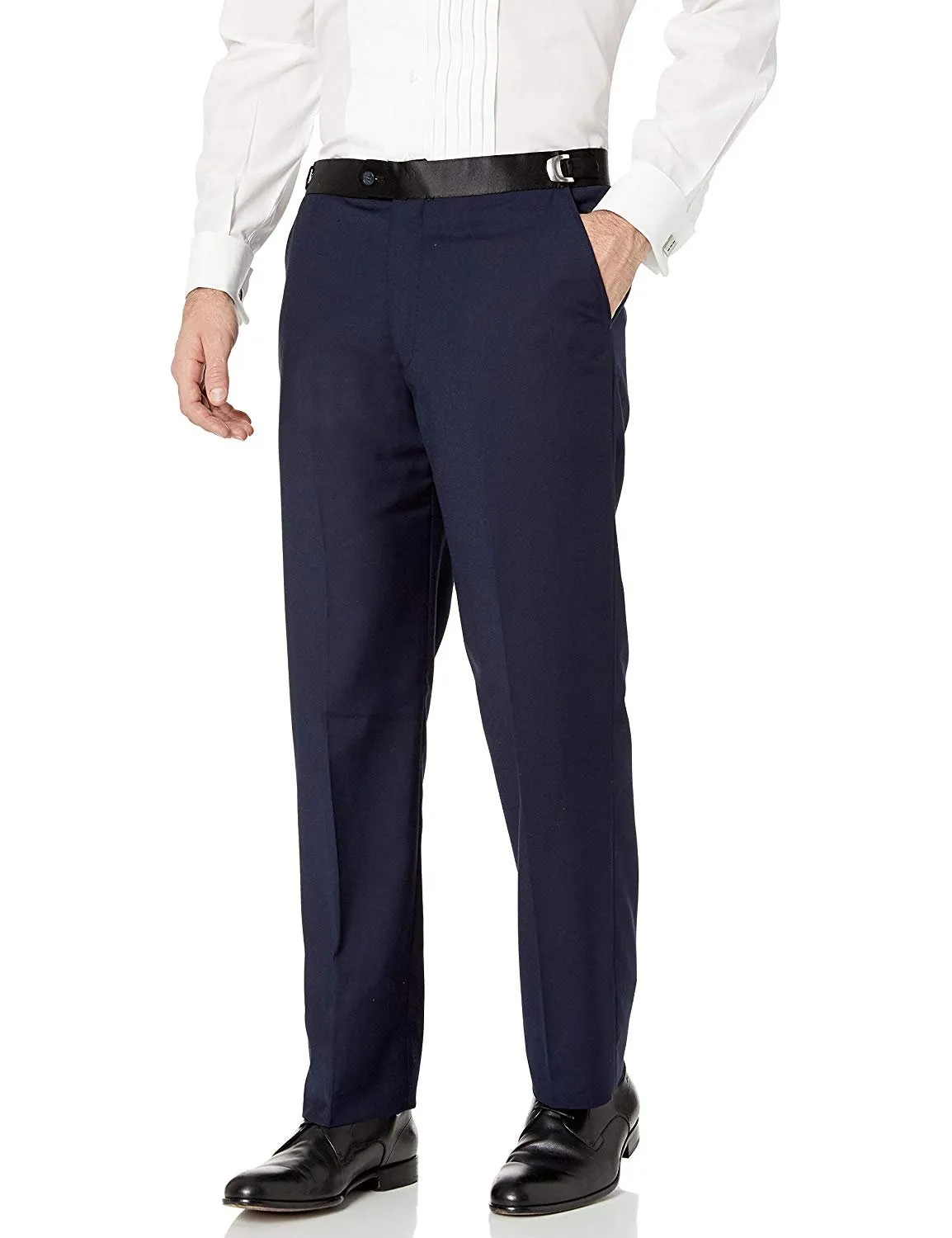 Adam Baker Men's Regular Fit Two-Piece Shawl Lapel Tuxedo Suit