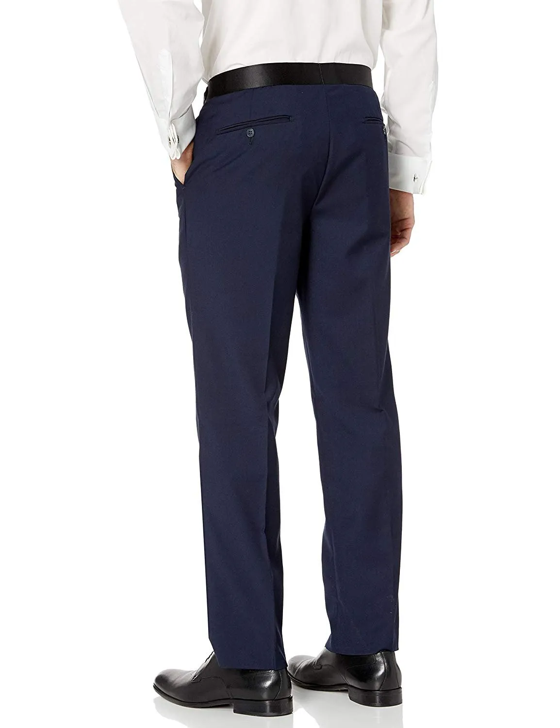 Adam Baker Men's Regular Fit Two-Piece Shawl Lapel Tuxedo Suit