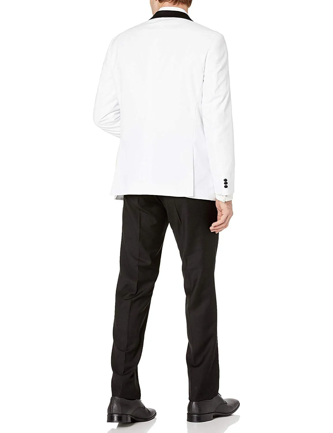 Adam Baker Men's Regular Fit Two-Piece Shawl Lapel Tuxedo Suit