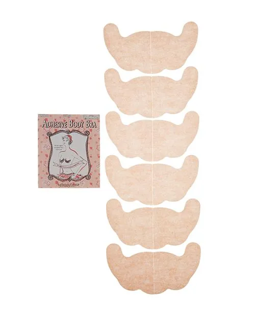 Adhesive Body Bras, Set of 3 Fashion Forms, color Tan/Beige