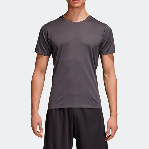 adidas Freelift Chill Training Sports Round Neck Short Sleeve T-Shirt Gray