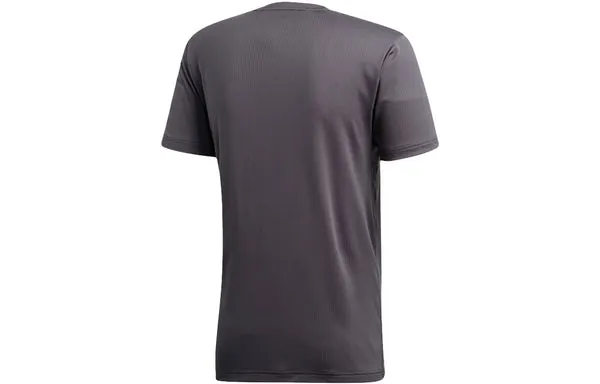 adidas Freelift Chill Training Sports Round Neck Short Sleeve T-Shirt Gray