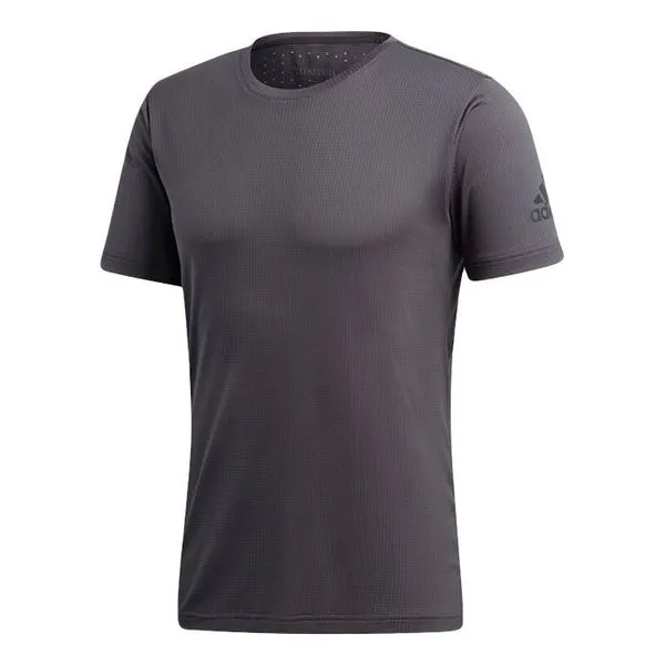 adidas Freelift Chill Training Sports Round Neck Short Sleeve T-Shirt Gray