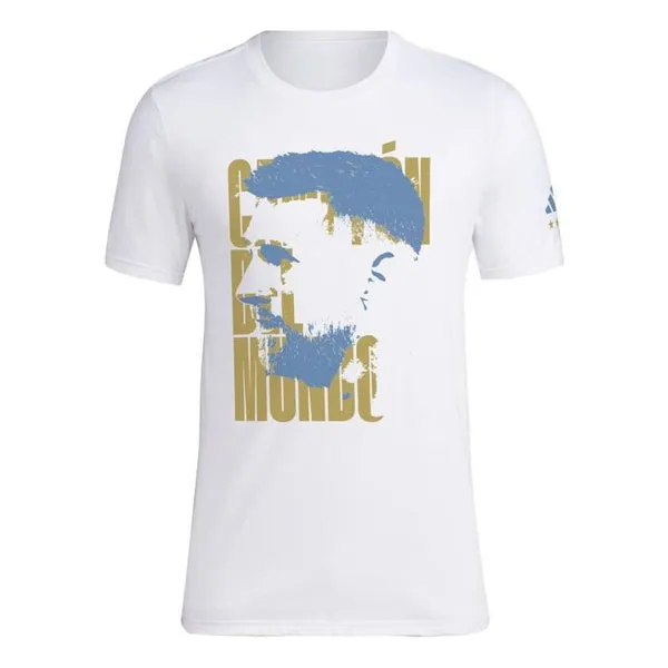 adidas Messi Graphic Tee 'White', White