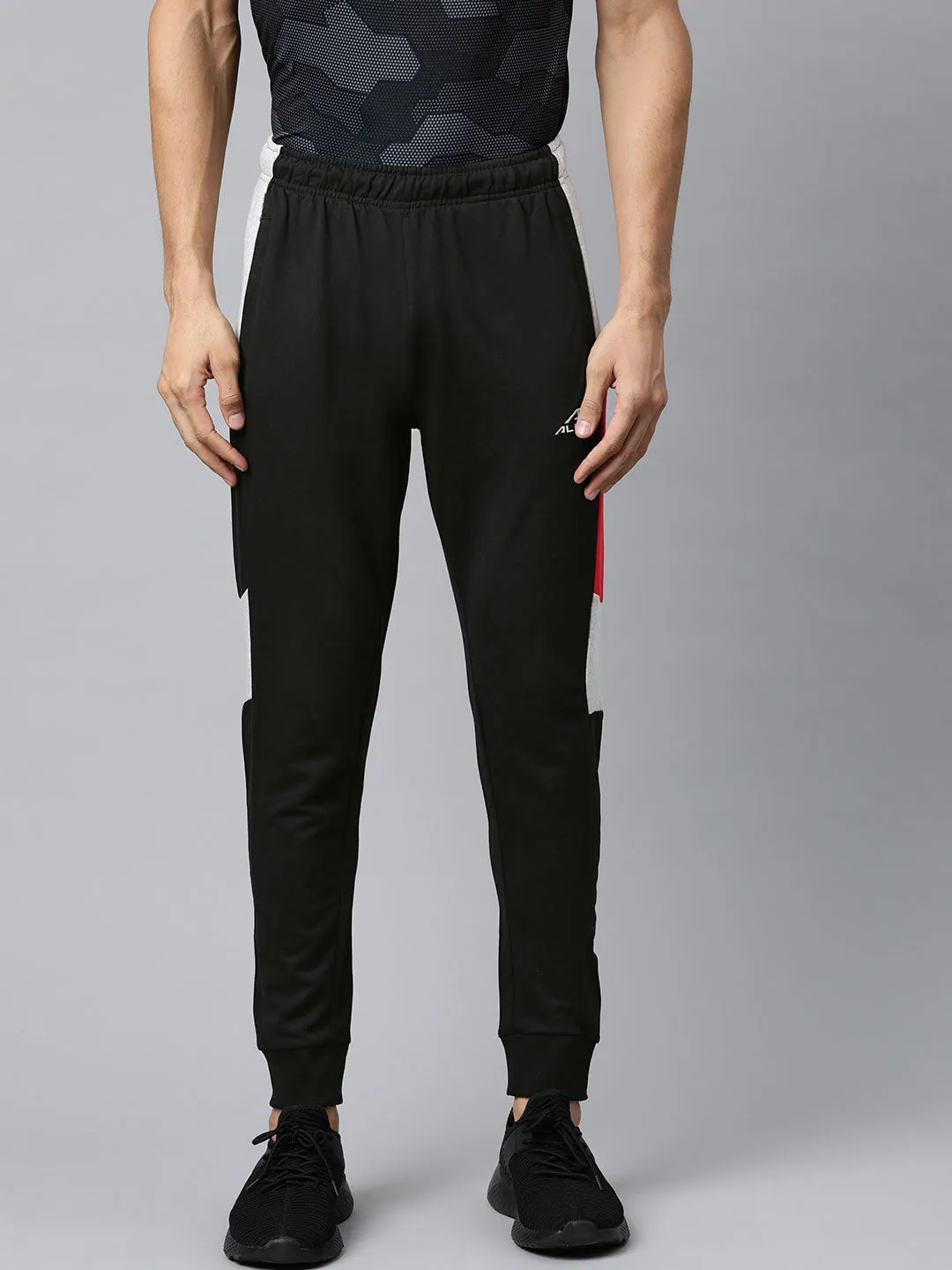 ALCIS Men Solid Black Jogger