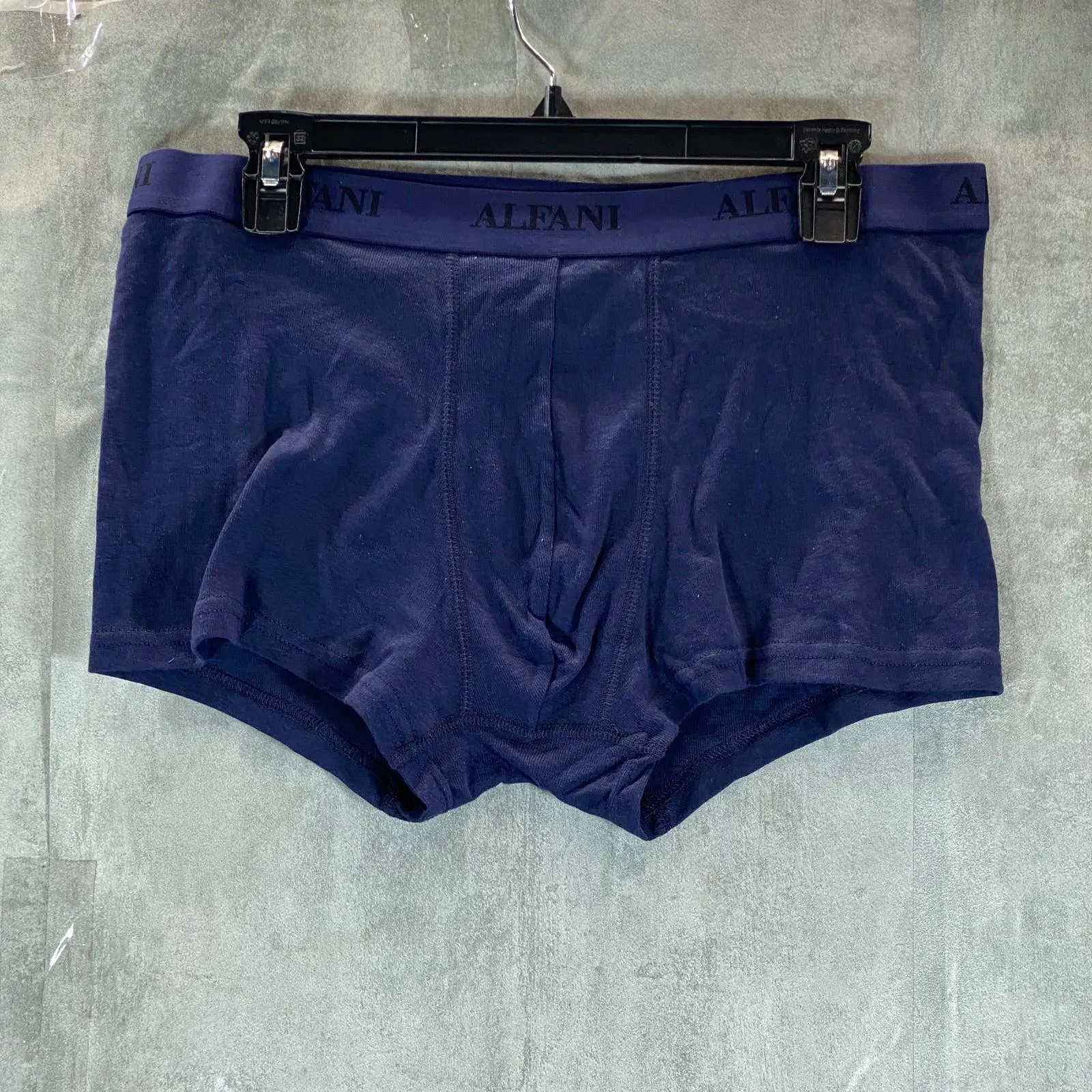 ALFANI Men's Charcoal 5-Pk Moisture-Wicking Contrast Waistband Boxer Briefs SZXL