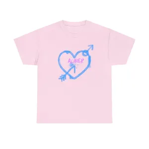Alibier Heart Unisex Heavy Cotton Tee