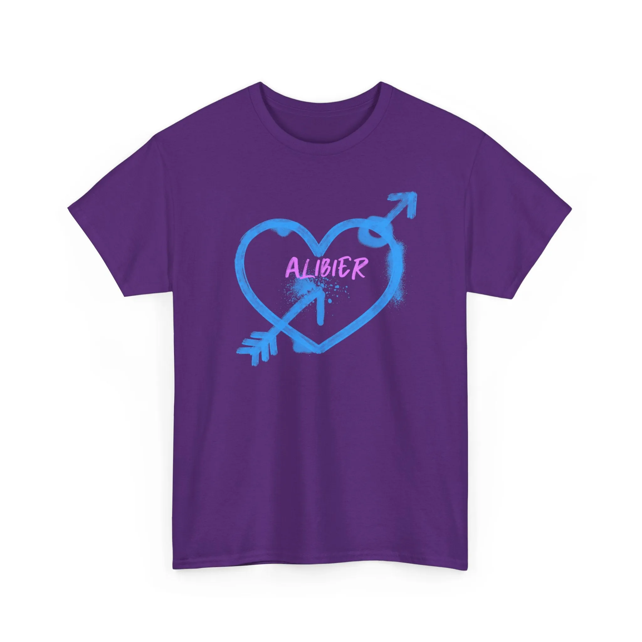Alibier Heart Unisex Heavy Cotton Tee