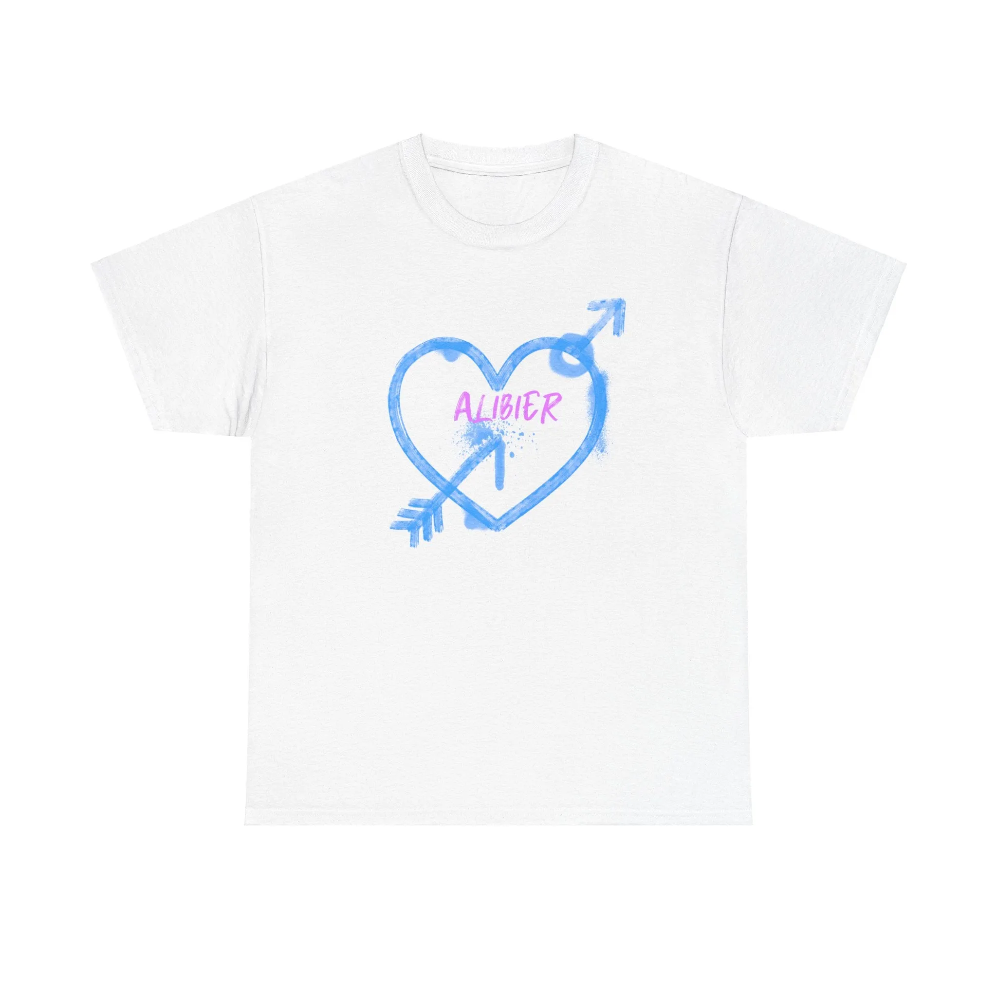 Alibier Heart Unisex Heavy Cotton Tee