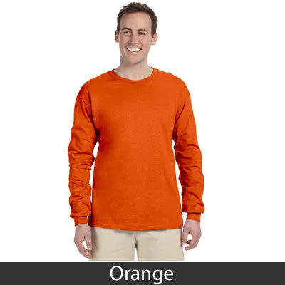 Alpha Sigma Phi Long-Sleeve Shirt, 2-Pack Bundle Deal - Gildan 2400 - TWILL