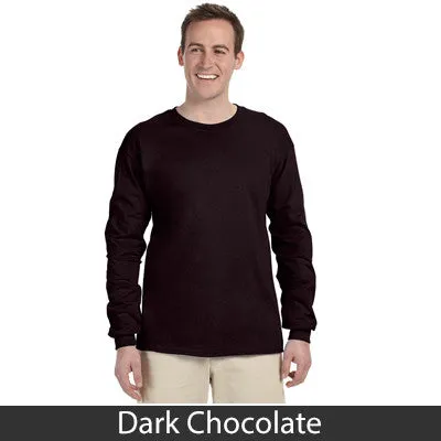 Alpha Sigma Phi Long-Sleeve Shirt, 2-Pack Bundle Deal - Gildan 2400 - TWILL