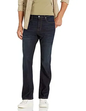 Amazon Essentials Men's Straight-Fit Stretch Bootcut Jean, Rinsed Vintage, 32W x 29L