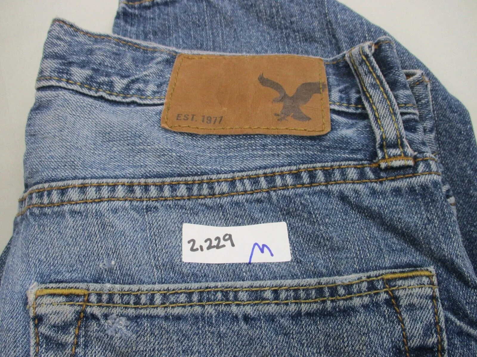 American Eagle Outfitters Men's Classic Straight Fit Jeans Low Rise Blue Size 31