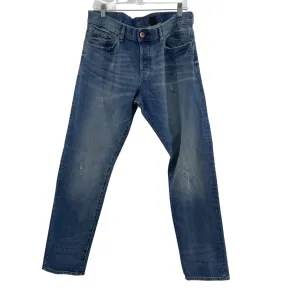 &Denim Blue Slim Low Waist Skinny Jeans Women's Size 34 Preowned