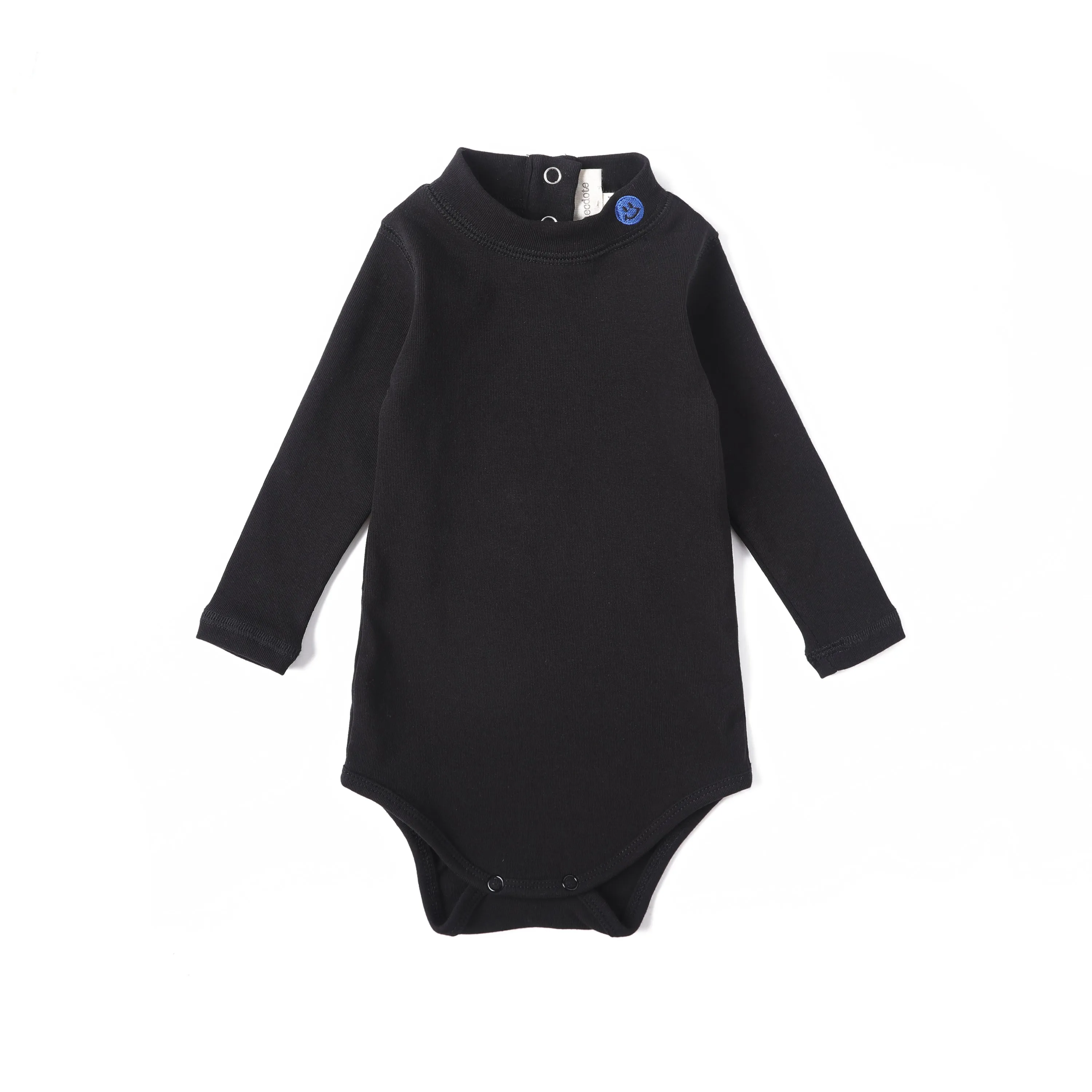Anecdote Black Mockneck Onesie