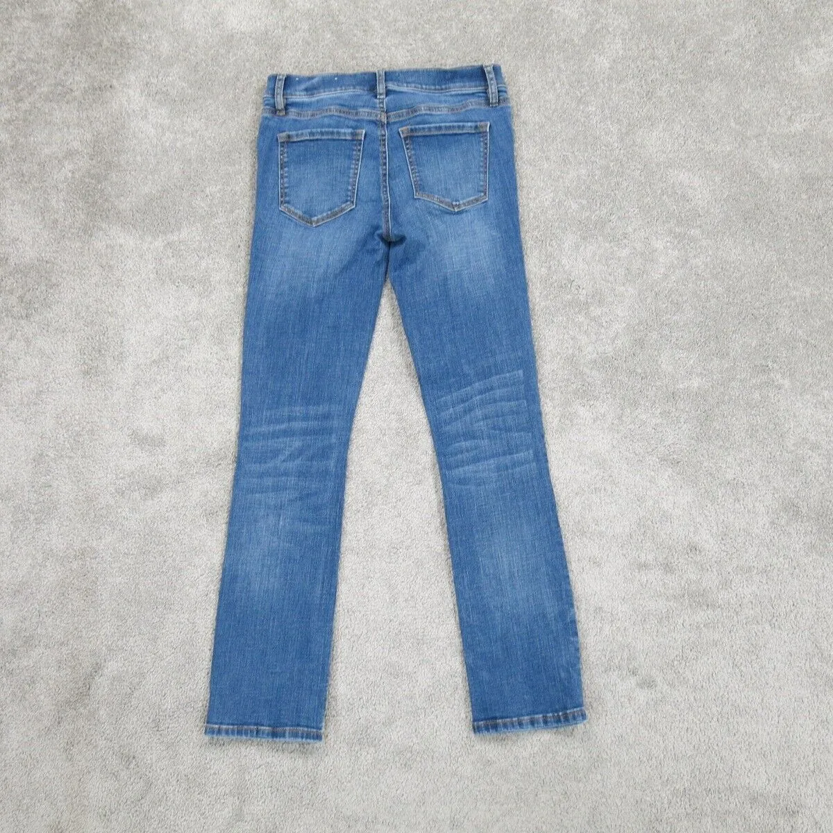 ANN Taylor Loft Women Skinny Leg Jeans Denim Mid Rise Pockets Blue Size 25/0