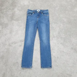 ANN Taylor Loft Women Skinny Leg Jeans Denim Mid Rise Pockets Blue Size 25/0