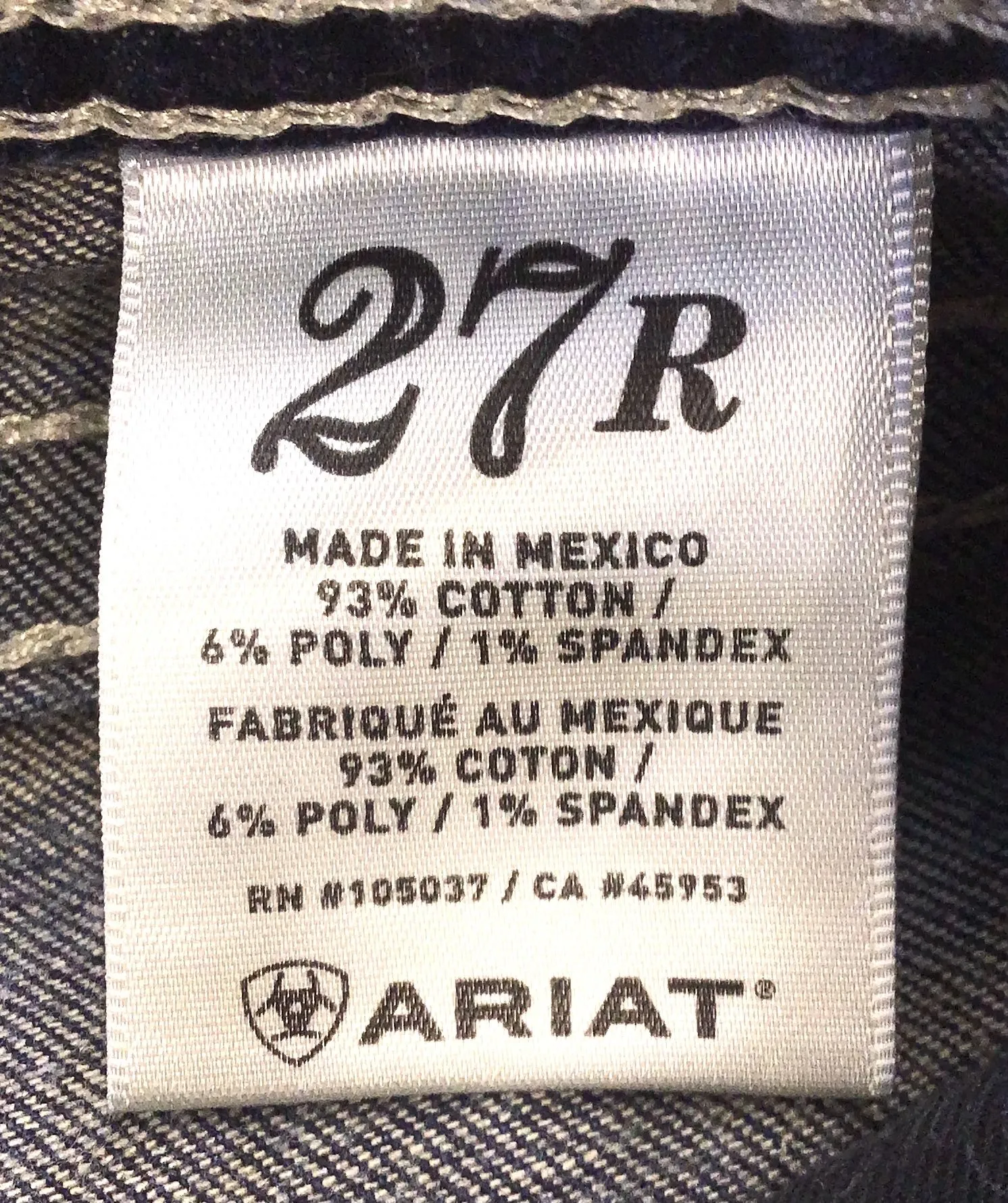 Ariat Women's Blue Onyx Denim Skinny Jeans - Size 27R