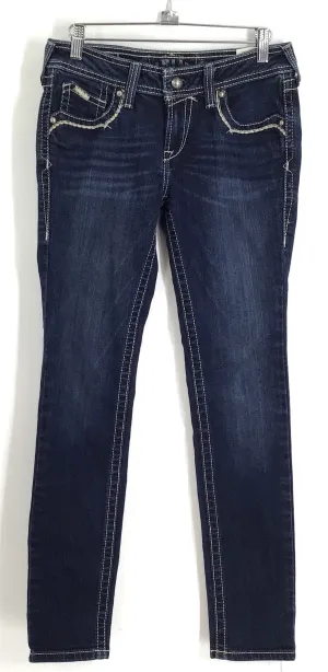 Ariat Women's Blue Onyx Denim Skinny Jeans - Size 27R