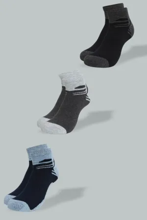 Assorted Ankle Sock (Pack of 3)