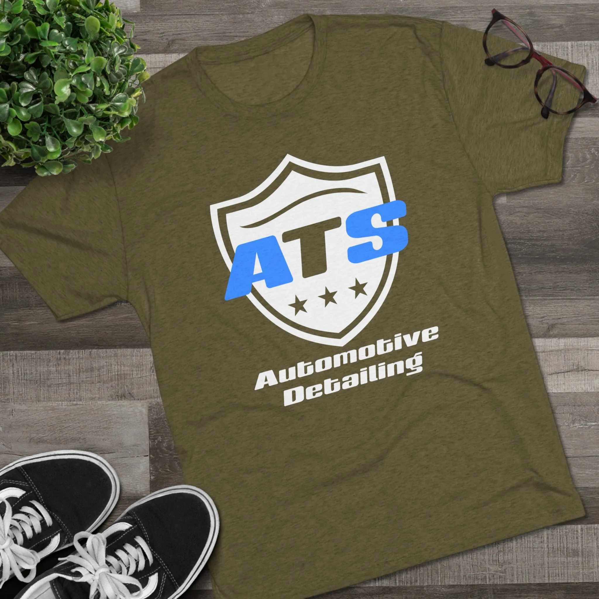 ATS Auto Detailing Unisex Tri-Blend Crew Tee