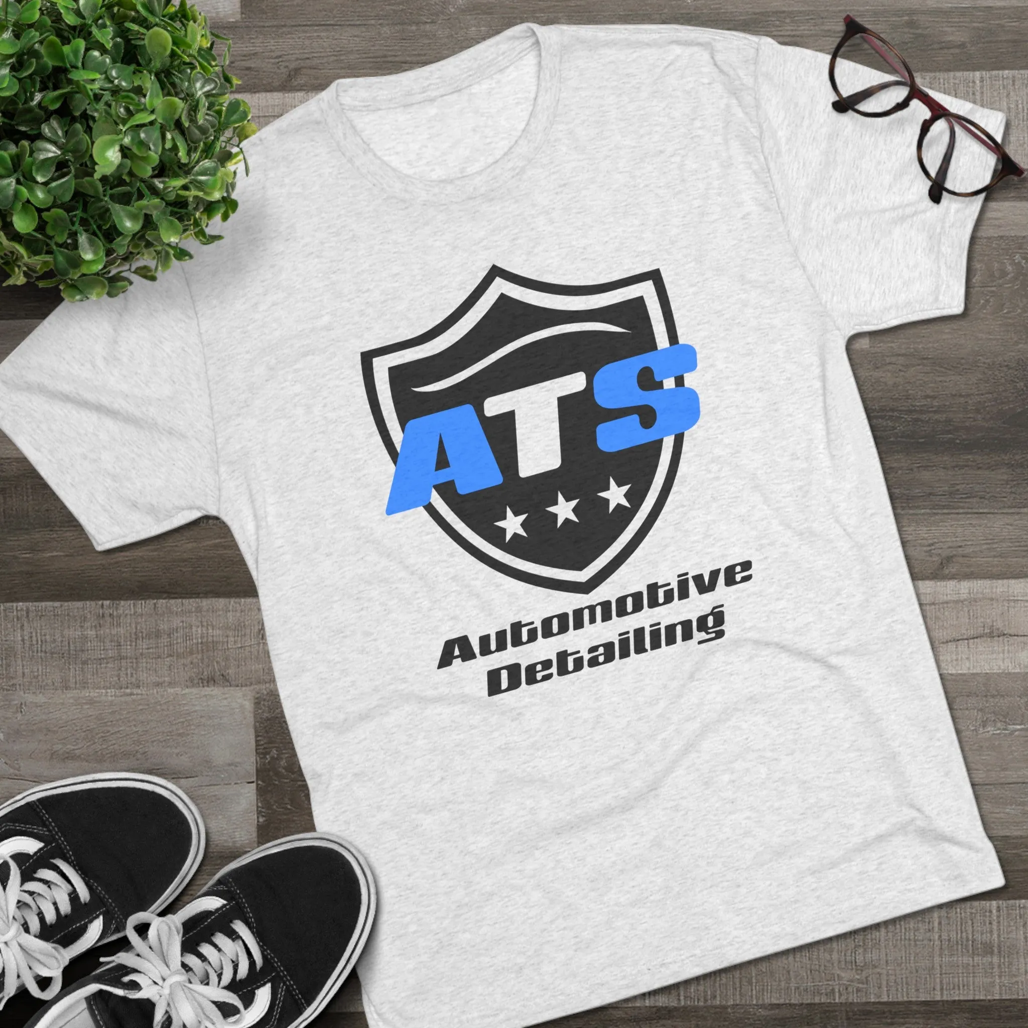 ATS Auto Detailing Unisex Tri-Blend Crew Tee